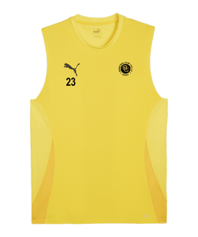 PUMA teamGOAL Tanktop Gelb Schwarz F07
