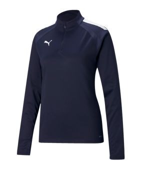 PUMA teamLIGA HalfZip Sweatshirt Damen Blau F06 - blau