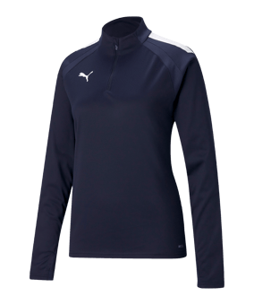 PUMA teamLIGA HalfZip Sweatshirt Damen Blau F06 - blau