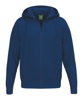 Erima TS Kapuzenjacke Kids Blau - blau