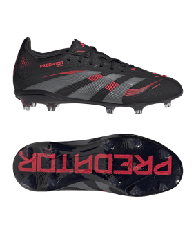 adidas Predator Elite FG Stealth Victory Kids Schwarz - schwarz