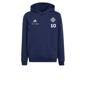 adidas Entrada 22 Hoody Kids Blau