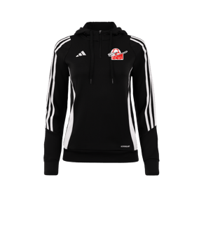 Sweat à capuche adidas Tiro 24 femmes noir blanc 