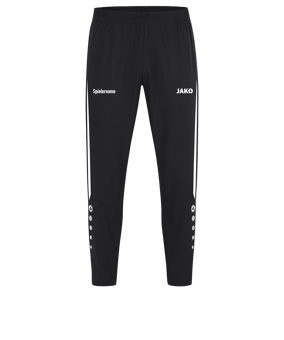 JAKO Power Freizeithose Schwarz Weiss F802