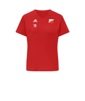 adidas Entrada 22 T-Shirt Damen Rot