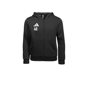 adidas Entrada 26 Kapuzenjacke Kids Schwarz