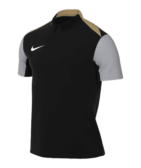 Nike Academy Pro 24 Poloshirt Schwarz Grau F011 - schwarz