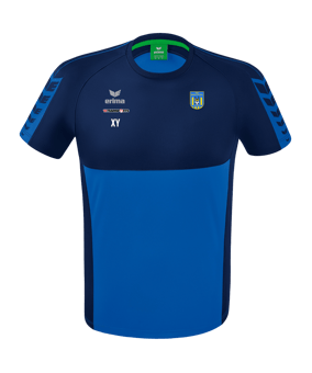 Erima Six Wings T-Shirt Kids Blau Dunkelblau