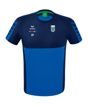Erima Six Wings T-Shirt Kids Blau Dunkelblau