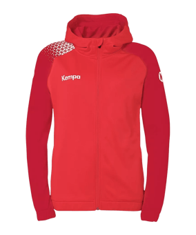 Kempa Kapuzenjacke Damen Rot F60 - rot