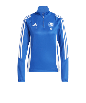 adidas Tiro 24 Trainingstop Damen Blau Weiss