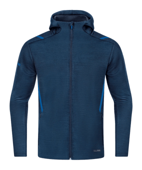 JAKO Challenge Freizeit Kapuzenjacke Blau F511 - blau