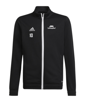 adidas Entrada 22 TK Trainingsjacke Kids Schwarz