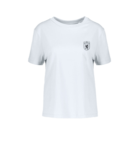 Merch Muser T-Shirt Women White | #justlogo1c