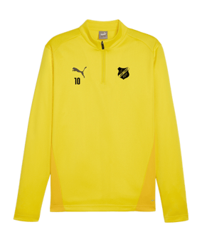 PUMA teamGOAL Training 1/4 Zip Sweatshirt Gelb F07