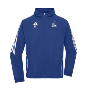 Veste coupe-vent adidas Tiro 24 bleue blanche 