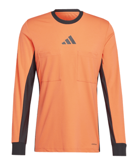 adidas Referee 24 Schiedsrichtertrikot langarm Orange - orange