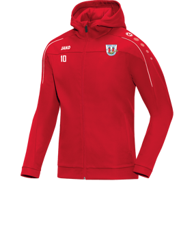 JAKO Classico Kapuzenjacke Rot F01