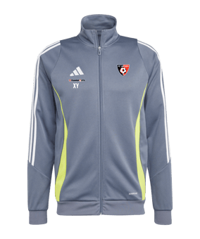 adidas Tiro 24 Trainingsjacke Grau Gelb