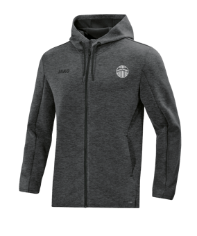JAKO Premium Basic Kapuzenjacke Grau F21