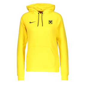 Nike Park 20 Fleece Hoody Damen Gelb Schwarz F719