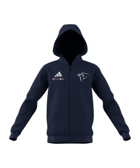 adidas Entrada 26 Kapuzenjacke Kids Blau