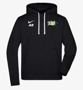 Nike Park 20 Fleece Hoody Kids Schwarz Weiss F010