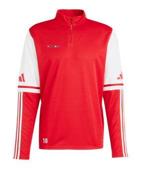 adidas Squadra 25 HalfZip Sweatshirt Rot