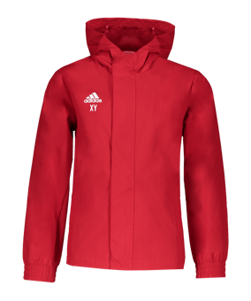 adidas Entrada 22 Allwetterjacke Kids Rot