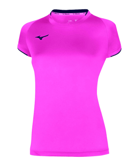 Mizuno Core SS T-Shirt Damen Pink F64 - rosa