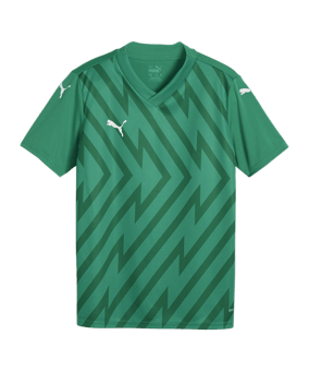PUMA teamGLORY Trikot Kids Grün Weiss Grün F05 - gruen