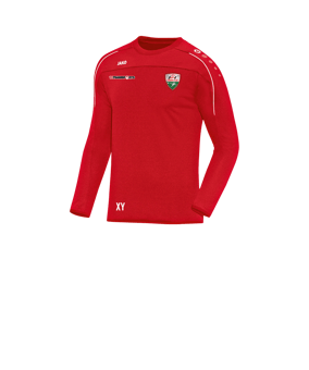 JAKO Classico Sweatshirt Kids Rot Weiss F01
