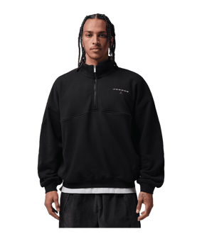 Jordan Flight Fleece 1/4 Zip Top Schwarz - schwarz