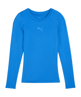 PUMA teamLIGA26 Baselayer LS T-Shirt Kids Blau F02 - blau