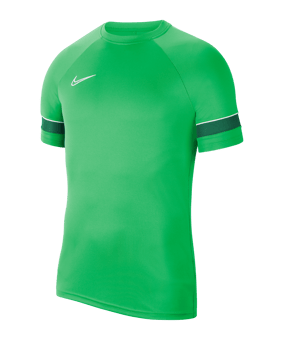 Nike Academy 21 T-Shirt Grün Weiss F362 - gruen