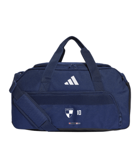 adidas Tiro League Duffel Bag Gr. S Blau Schwarz
