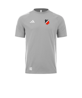 adidas Tiro 24 T-Shirt Grau Weiss
