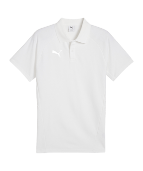 PUMA teamEVOSTRIPE Polo Weiß F04 - weiss