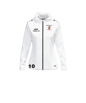 JAKO One Kapuzenjacke Damen Weiß F0