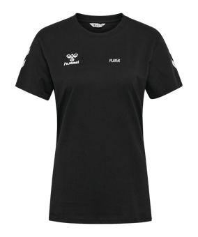 Hummel Go 2.0 Chevron T-Shirt Damen Schwarz F2001