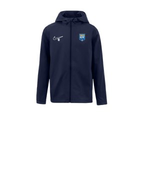 Veste de pluie Nike Academy 25 enfants bleu F410 