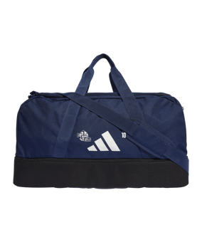 adidas Tiro League Duffel Bag Gr. M Blau Weiss