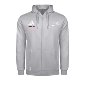 adidas Entrada 26 Kapuzenjacke Grau