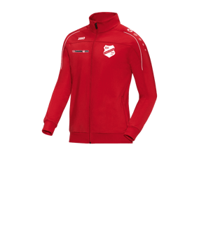 JAKO Classico Polyesterjacke Kids Rot Weiss F01