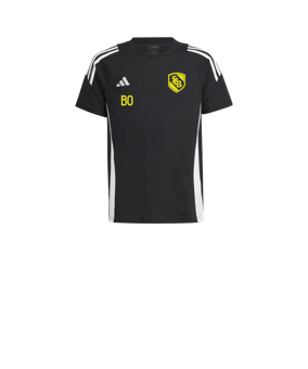 adidas Tiro 24 T-Shirt Kids Schwarz Weiss