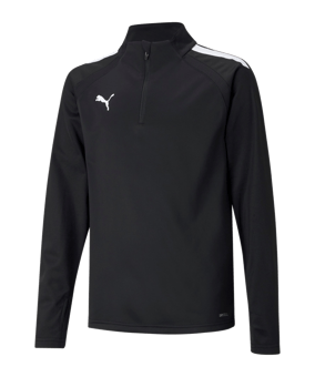 PUMA teamLIGA HalfZip Sweatshirt Kids Schwarz F03 - schwarz