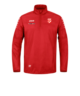 JAKO Team Rainzip Sweatshirt Rot F100