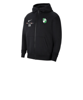 Nike Park 20 Fleece Kapuzenjacke Kids Schwarz F010