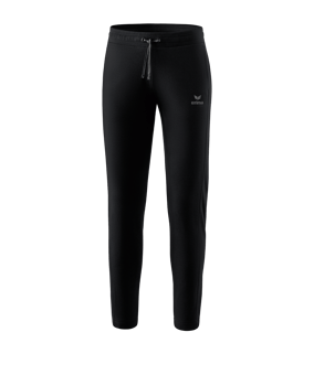 Erima Sweatpant Kurzgröße Damen Schwarz - schwarz