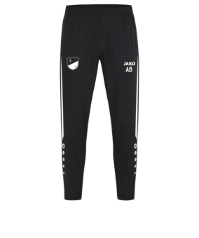 JAKO Power Freizeithose Schwarz Weiss F802